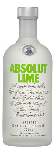 Vodka Absolut Lime 750 Ml