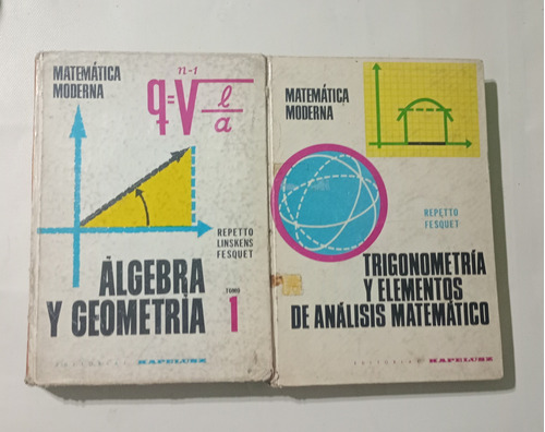 Matemáticas Moderna Editorial Kapelutz Lote X 2 Juntos 