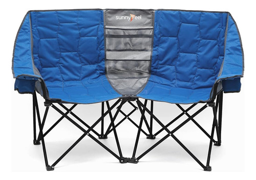 Sunnyfeel Silla De Camping Doble Plegable, Silla De Sofá De