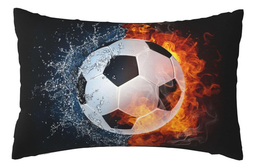 Funda De Almohada Decorativa De Fútbol Habitaciones De...