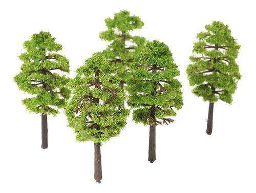 10 Arbol Maqueta Vegetacion Modelismo Diorama 8.5 Cm