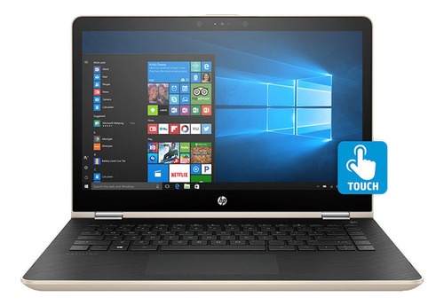 Hp Pavilionx360 14-ba009la 14 Táctil Dorado4gbram-500gb Hdd (Usado)
