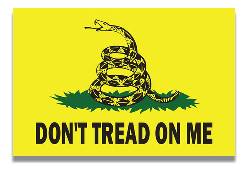 Don't Tread On Me Gadsden Flag - Calcomanía Magnética...