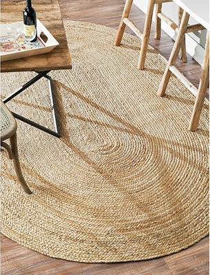 Alfombra Yute Natural Ovalada 2 X 2,50m Grande   Deconamor 