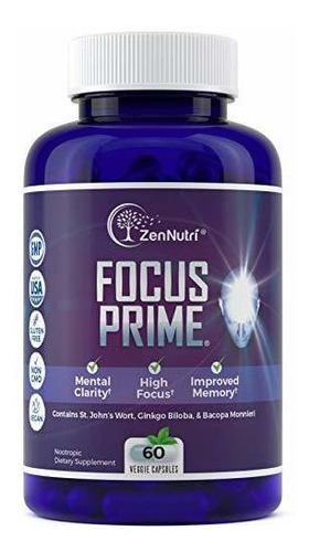 Focus Memory Clarity Y Mood Support Suplemento De Refuerzo C