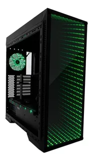 Gabinete Gamer Game Factor Csg601 Infinity Rgb Atx Sinfuente Color Negro