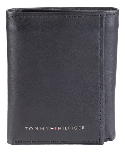 Tommy Hilfiger Cartera Delgada Hombre Con Ventana De Ident