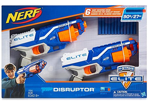 Nerf N-strike Elite Disruptor 6 Dart Rapid Fire Nerf Gun Bla