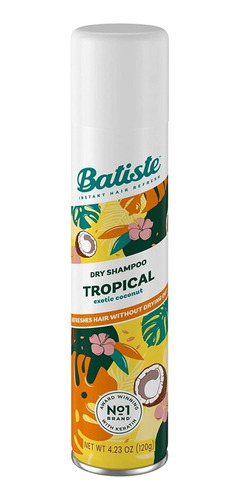 Shampoo En Seco Batiste Tropical Original 200 Ml 120 Grs