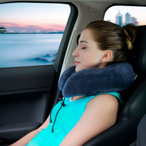 Almohada Cervical Viscoelastica Para Viaje Y El Hogar