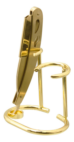 Kit De Barbear 3 Em 1, Escova De Barbear Manual Ouro