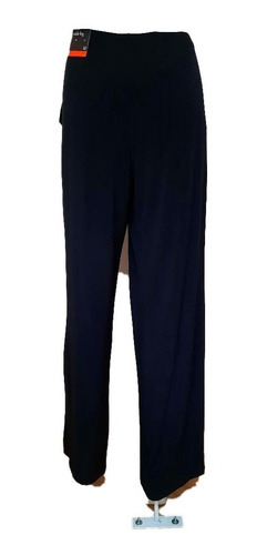Pantalón Anchos Con Franjas Laterales Regular Talla M Alfani
