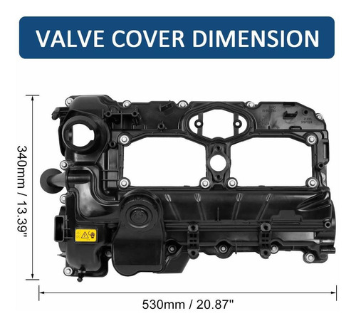 X Autohaux Cubierta Valvula Motor Vehiculo Junta Para