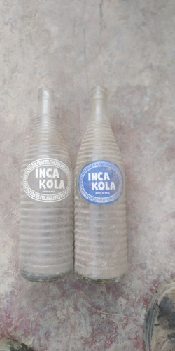 Antiguas Botellas De Inka Kola De Litro