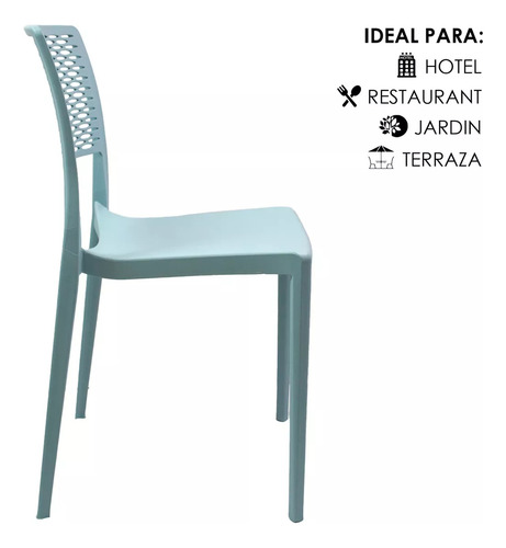 Set 30 Sillas Moderna Minimalista Estilo Emma Mayoreo Restaurant Estructura De La Silla Celeste Asiento Celeste Arizone