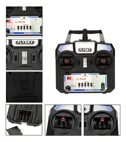 Radio De Helicóptero De Control Remoto Fs-i4 Para Receptor F