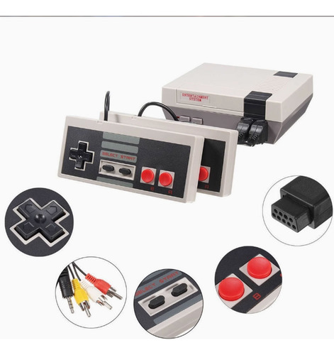 Control Genérico Para Mini Nes - Gamepad Compatible Negro