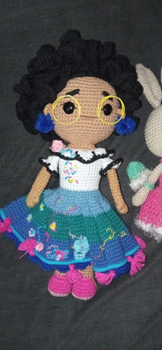 Muñeca Mirabel De Encantó Tejida A Crochet