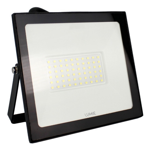 Reflector Led 50w Interior - Exterior Frio Potencia Luz Color de la carcasa Negro