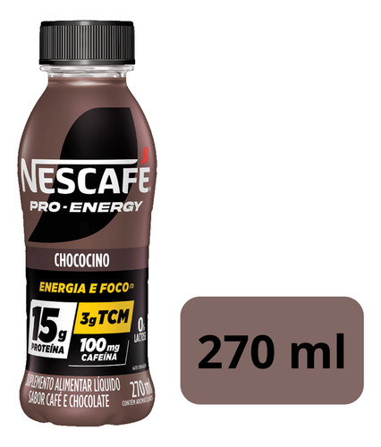 Pack Com 6 Unidades Pro-energy Chococino 270ml Nescafé