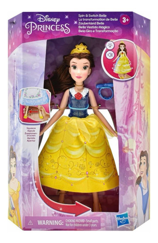 Nuevo Disney Princesa Bella Vestido Magico Luz Sonido Hasbro