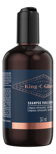 Shampoo Para Barba Gillette King C 241ml