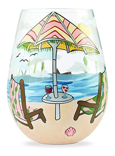 Enesco Designs By Lolita Beach, Por Favor, Copa De Vino Sin 