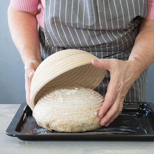 Cesta Para Pan Banneton Proofing De 6 Piezas Con Forro Extra