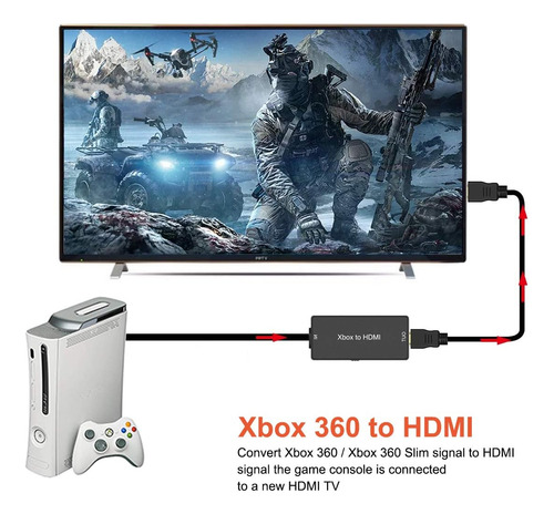 Adaptador Convertidor Y.d.f De Xbox 360 A Hdmi, 720p / 10...