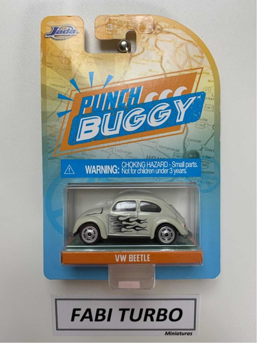 Volkswagen Beetle Fusca - Punch Buggy - 1/64 - Jada