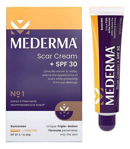 Mederma, Crema Para Cicatrices Con Protector Solar Fps 30