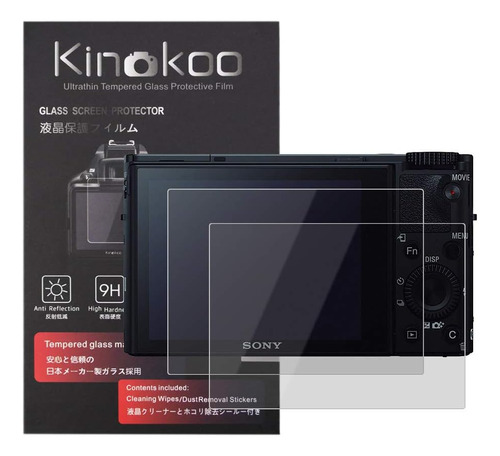 Película De Vidrio Templado Kinokoo Para Sony Rx100 Crystal 