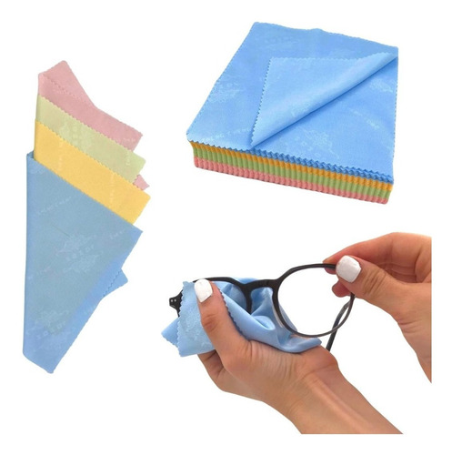 Caja Paño Para Gafas Limpieza Lentes 100 Unidades