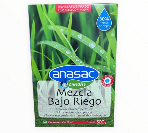 Semillas Mezcla Pasto Bajo Riego 500 Gr - Anasac