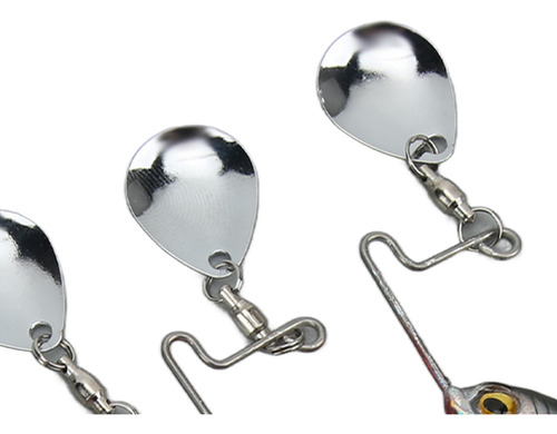 Señuelo De Pesca Vib Spoon, 5 Miniseñuelos De Metal Giratori