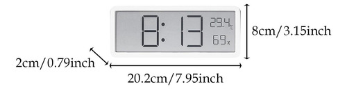 Reloj De Escritorio De Reloj De Pared Digital Versátil,