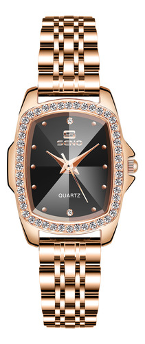 Reloj Retro Europeo Y Americano High Sense Para Mujer Diamon