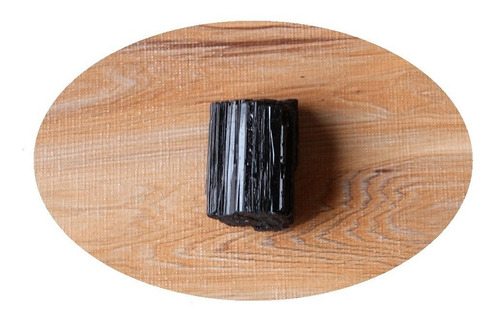 Turmalina Negra Piedra Natural En Bruto - 3,0 Cms - Reiki