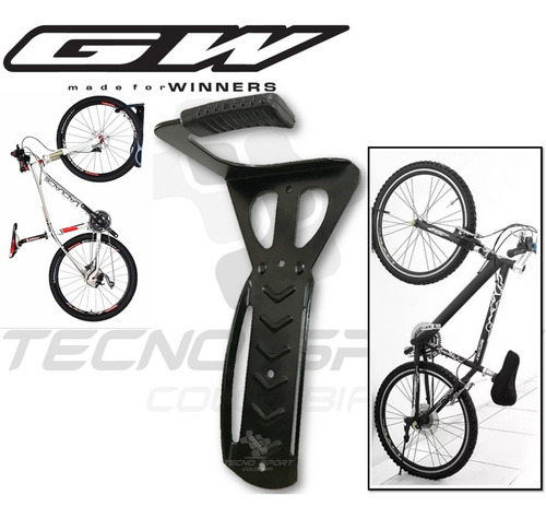 Imagen 5 de 8 de Gancho Reforzado Colgar Bicicleta Pared Soporte Organizador
