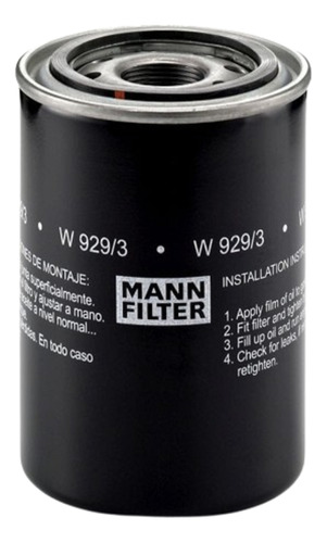 Filtro Aceite Mann W929/3 Caterpillar J Deere Yanmar 1r-0713