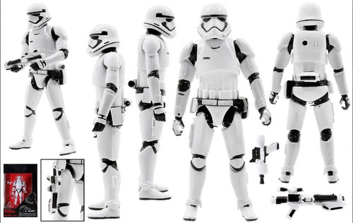 Star Wars Black Series First Order Stormtrooper 3.75 W Ajff (Usado)