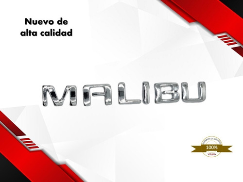 Emblema Lateral Compatible Con Malibu 2011-2019 Lado Derecho
