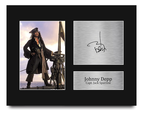 Hwc Trading Johnny Depp Gifts Usl - Imagen De Autografo Firm