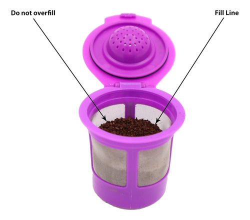Capa De Filtro De Café Reutilizable De Blendin Recargable, C