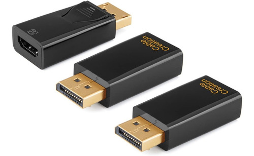Dp To Hdmi Adapter Pack,  K D Gold Plated Displayport T...