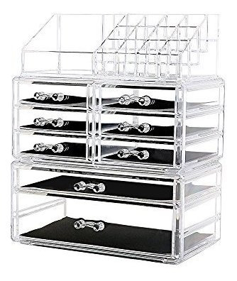 Dreamgenius Organizador De Maquillaje 3 Piezas Cajones Acri