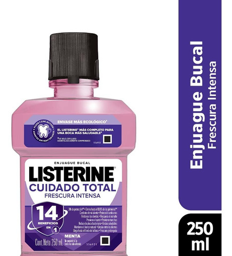 Listerine Cuidado Total Con Fluor X250ml