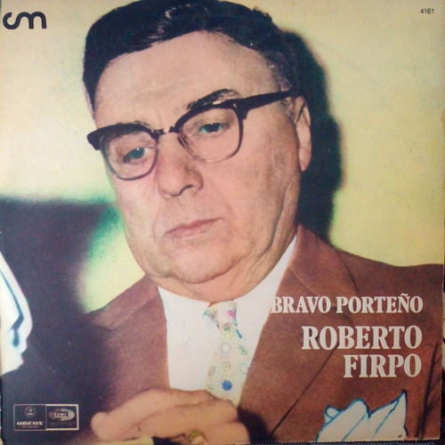 Roberto Firpo Bravo Porteño Disco De Vinilo Lp 1973 Impecabl