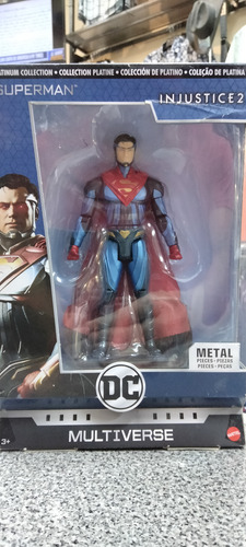 Dc Superman, Clark Kent, Multiverse, Metálico, Injustice 2!! (Usado)