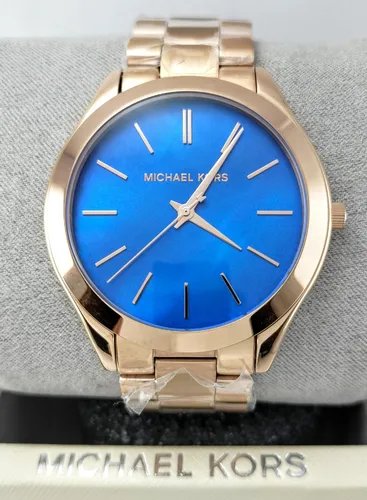Reloj michael kors dama azul cheap
